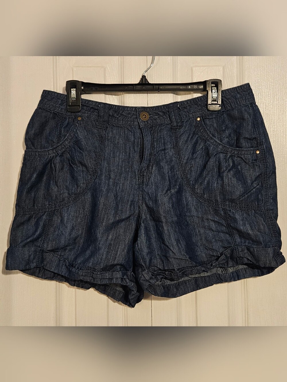 Apt. 9 Dark Blue Denim Shorts